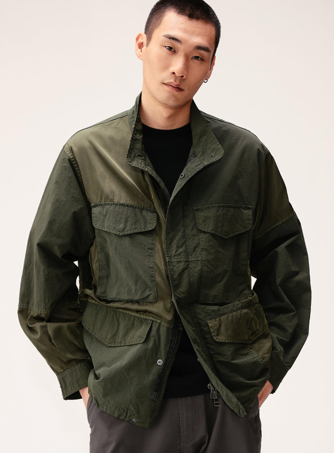 beams_Multi_FabricGarment-DyedM-65Jacket_1